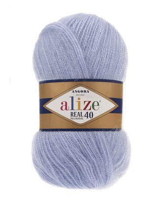 Пряжа ALIZE 'Angora real 40' 100 гр. 430м (40% шерсть, 60% акрил) (40 голубой) арт. АРС-45920-1-АРС0001090848