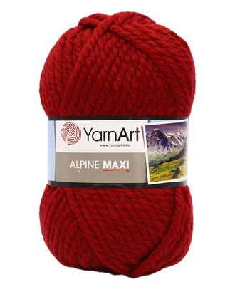 Пряжа YarnArt 'Alpine Maxi' 250гр 105м (40% шерсть, 60% акрил) (667 насыщенный красный) арт. АРС-46008-1-АРС0001112440
