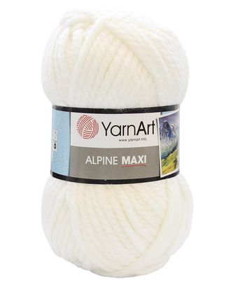 Пряжа YarnArt 'Alpine Maxi' 250гр 105м (40% шерсть, 60% акрил) (676 белоснежно-белый) арт. АРС-46158-1-АРС0001122122