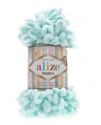 Пряжа Alize 'Puffy' 100г 9м (100% микрополиэстер) (15 св.бирюза) арт. АРС-46349-1-АРС0001146410