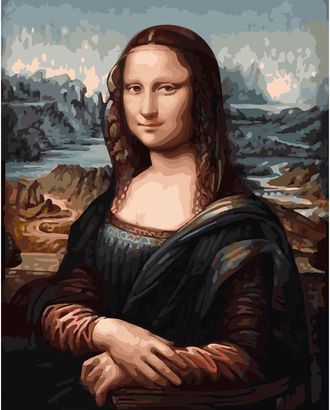 G014 Набор для рисования по номерам 'Мона Лиза' 40*50см арт. АРС-46389-1-АРС0001147881