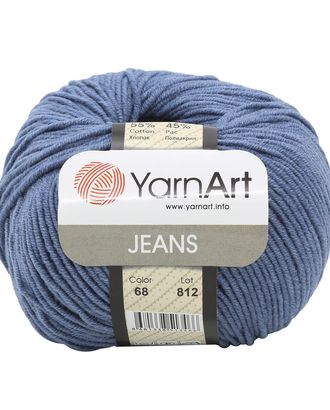 Пряжа YarnArt 'Jeans' 50гр 160м (55% хлопок, 45% полиакрил) (68 джинсовый) арт. АРС-46451-1-АРС0001157733