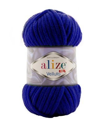 Пряжа Alize 'Velluto' 100гр. 68м. (100% микрополиэстер) (360 темно-синий) арт. АРС-47249-1-АРС0001224558