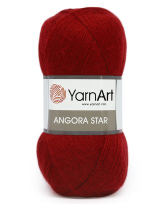 Пряжа YarnArt 'Angora Star' 100гр 500м (20% тонкая шерсть, 80% акрил) (3024 т-красный) арт. АРС-47536-1-АРС0001228202