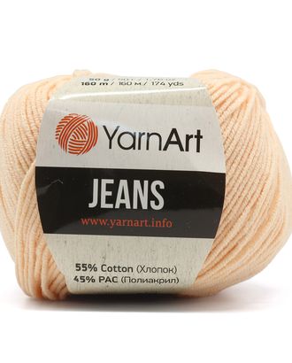 Пряжа YarnArt 'Jeans' 50гр 160м (55% хлопок, 45% полиакрил) (73 нежный персик) арт. АРС-47691-1-АРС0001233620