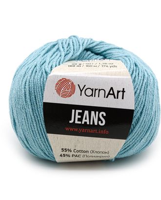 Пряжа YarnArt 'Jeans' 50гр 160м (55% хлопок, 45% полиакрил) (81 холодный мятный) арт. АРС-47695-1-АРС0001233624