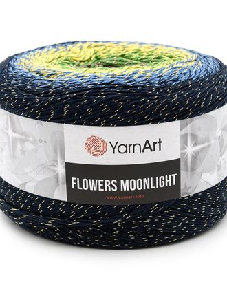 Пряжа YarnArt 'Flowers Moonlight' 260гр 1000м (53% хлопок, 43% полиакрил, 4% металлик) (3250 секционный) арт. АРС-47744-1-АРС0001233712