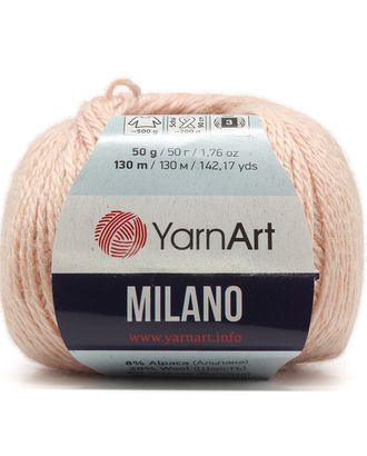 Пряжа YarnArt 'Milano' 50гр 130м (8% альпака, 20% шерсть, 8% вискоза, 64% акрил) (853 розовый) арт. АРС-47757-1-АРС0001233730