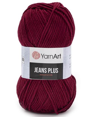 Пряжа YarnArt 'Jeans Plus' 100гр 160м (55% хлопок, 45% полиакрил) (66 бордо) арт. АРС-47787-1-АРС0001233786