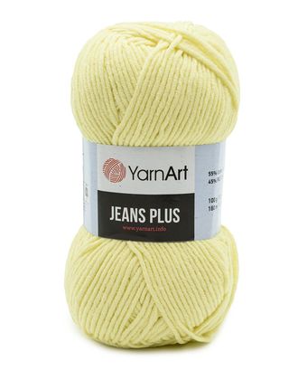 Пряжа YarnArt 'Jeans Plus' 100гр 160м (55% хлопок, 45% полиакрил) (67 светлый лимон) арт. АРС-47788-1-АРС0001233787