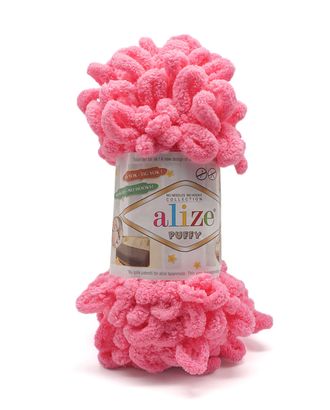 Пряжа Alize 'Puffy' 100г 9м (100% микрополиэстер) (377 ярко-розовый) арт. АРС-51645-1-АРС0001250207