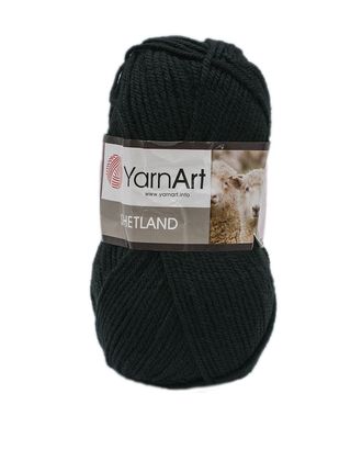 Пряжа YarnArt 'Shetland' 100гр 220м (30% шерсть, 70% акрил) (502 черный) арт. АРС-51808-1-АРС0000815297