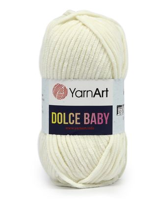 Пряжа YarnArt 'Dolce Baby' 50гр 85м (100% микрополиэстер) (745 молочный) арт. АРС-54089-1-АРС0001225066