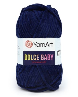 Пряжа YarnArt 'Dolce Baby' 50гр 85м (100% микрополиэстер) (756 темно-синий) арт. АРС-54094-1-АРС0001225074