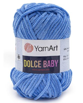Пряжа YarnArt 'Dolce Baby' 50гр 85м (100% микрополиэстер) (777 синий) арт. АРС-54097-1-АРС0001233709
