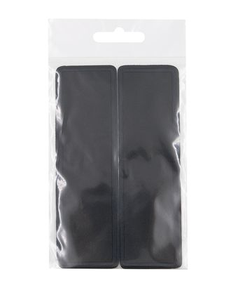 LA497 Термоаппликация прямоугольная, джинс, 145х45 мм (черный (black)) арт. АРС-55450-1-АРС0001285254