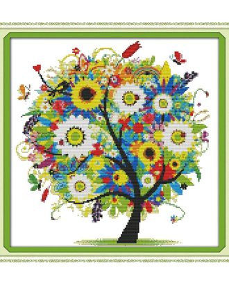 Купить 7654 Мозаика Cristal 'Солнечное дерево', 50*50 см арт. АРС-1358-1-АРС0001032958 оптом в Усть-Каменогорске