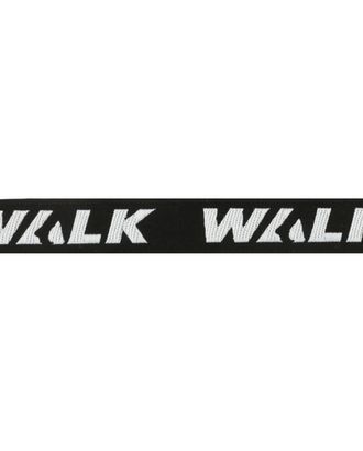 Лента с надписью 'WALK' ш.2см арт. АРС-10415-1-АРС0001183013 Лента с надписью 'WALK' ш.2см арт. АРС-10415-1-АРС0001183013