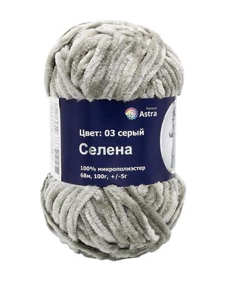 Пряжа Astra Premium 'Селена' 100гр. 68м (100% микрополиэстер) (03 серый) арт. АРС-10526-1-АРС0001184307 в Петропавловске-Камчатском Купить Пряжа Astra Premium 'Селена' 100гр. 68м (100% микрополиэстер) (03 серый) арт. АРС-10526-1-АРС0001184307 оптом в Петропавловске-Камчатском