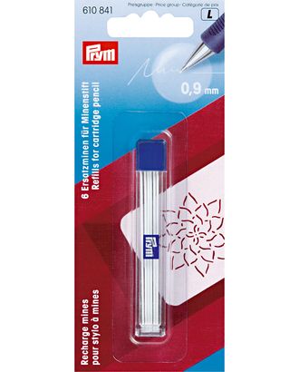 Запасные графиты для механического карандаша, 0,9мм, PRYM 610841 (белый) арт. АРС-17865-1-АРС0000818192