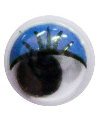 Купить Глазки для игрушек TEY-019 Глаза бегающие с цветным веком 8мм (синий) арт. АРС-18667-1-АРС0000824371 оптом в Усть-Каменогорске