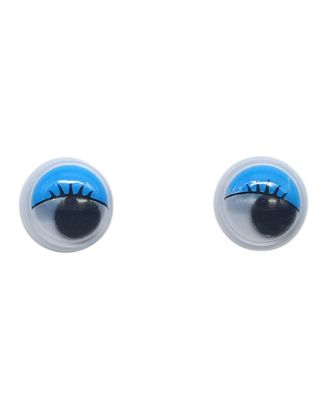 Купить Глазки для игрушек TEY-019 Глаза бегающие с цветным веком 10мм (голубой) арт. АРС-22686-1-АРС0000985035 оптом в Усть-Каменогорске