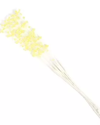 Купить Бутоньерки для флористики HF14102601 Цветы, 3 мм*21 см (св.желтый) арт. АРС-27741-1-АРС0001061888 оптом в Казахстане
