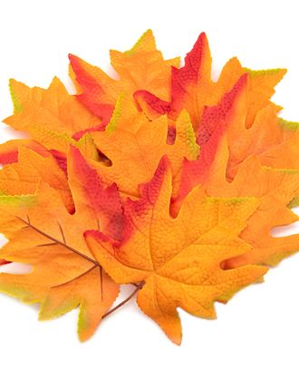 XY19-1141 Кленовые листья, 9шт (3 Желтый с оранжевым) арт. АРС-28116-1-АРС0001218943