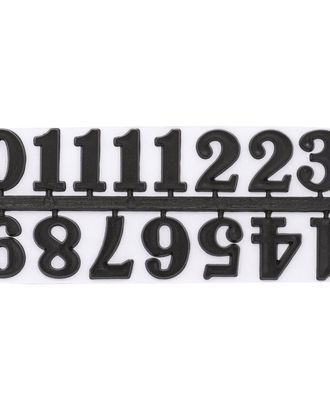 5AS-085 Цифры арабские для часов 2,5см (черный) арт. АРС-29138-1-АРС0001167195