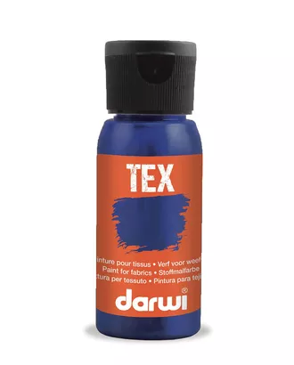 Купить Художественные краски DA0100050 Краска для ткани Darwi TEX, 50 мл (236 темно-синий) арт. АРС-32012-1-АРС0001239692 оптом в Казахстане