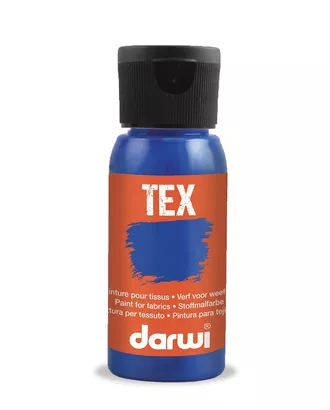 Купить Художественные краски DA0100050 Краска для ткани Darwi TEX, 50 мл (256 ультрамарин) арт. АРС-32014-1-АРС0001239694 оптом в Казахстане