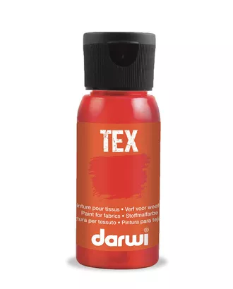 Купить Художественные краски DA0100050 Краска для ткани Darwi TEX, 50 мл (420 карминовый) арт. АРС-32016-1-АРС0001239696 оптом в Казахстане