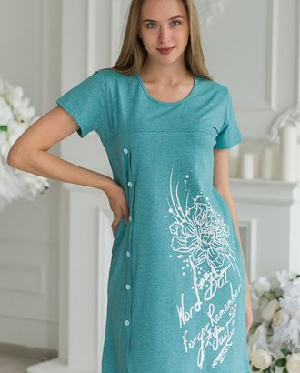Туника женская из кулирки Флоранс бирюза арт. АМД-2228-1-АМД17964885.00001 Туника женская из кулирки Флоранс бирюза арт. АМД-2228-1-АМД17964885.00001
