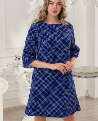 Платье женское из барби Беата клетка арт. АМД-2301-1-АМД17987165.00001 Платье женское из барби Беата клетка арт. АМД-2301-1-АМД17987165.00001