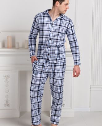 Пижама из футера Стив белый арт. АМД-1191-5-АМД17927665.00005 Пижама из футера Стив белый арт. АМД-1191-5-АМД17927665.00005