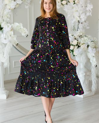 Платье женское из кулирки Софи акварель арт. АМД-2147-1-АМД17953969.00001 Платье женское из кулирки Софи акварель арт. АМД-2147-1-АМД17953969.00001