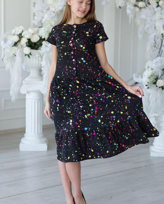 Платье женское из кулирки Кармелита акварель арт. АМД-2136-2-АМД17953206.00002 Платье женское из кулирки Кармелита акварель арт. АМД-2136-2-АМД17953206.00002