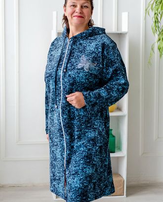 Халат из велюра Мадина голубая варенка арт. АМД-512-2-АМД17926986.00002 Халат из велюра Мадина голубая варенка арт. АМД-512-2-АМД17926986.00002