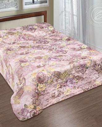 Покрывало стеганное 180*215 пион арт. АРТД-2468-1-АРТД0231705 Покрывало стеганное 180*215 пион арт. АРТД-2468-1-АРТД0231705