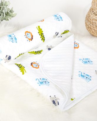 Одеяло-покрывало трикотажное 100*140 зоопарк арт. АРТД-2679-1-АРТД0249474 Одеяло-покрывало трикотажное 100*140 зоопарк арт. АРТД-2679-1-АРТД0249474