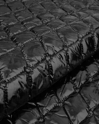 Купить Ткани плащевые для горнолыжных курток цвет черный Стежка лаковая на синтепоне арт. ПЛС-288-5-21026.022 оптом в Казахстане