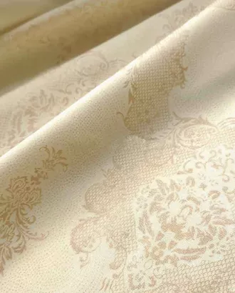 Купить Тик синтетический, 100%пэ, шир. 220см, пл. 95гр/м, персидские мотивы голд арт. ТС-369-1-Б00015.026 оптом в Казахстане