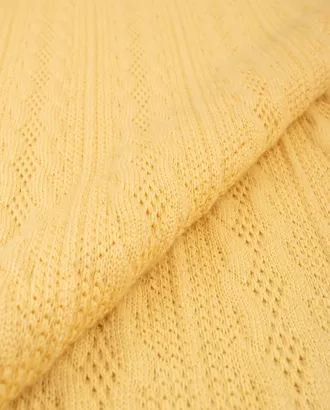 Купить Ткани для нарядных платьев цвет желтый Трикотаж жаккард "Джейси" арт. ЖКТ-25-12-21094.012 оптом в Казахстане