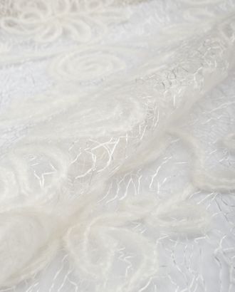 Купить Одежные ткани из полиэстера плотностью 142 г/м2 Сетка декоративная Паутинкас вышивкой теплая арт. СД-193-1-21358.001 оптом в Павлодаре