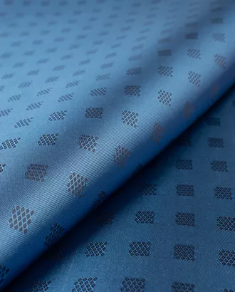 Купить Одежные ткани оттенок сине-голубой Подкладочная ткань жаккард арт. ПД-285-1-21272.001 оптом в Казахстане