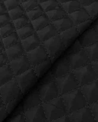 Купить Ткани плащевые для горнолыжных курток цвет черный Стежка на синтепоне квадрат 1.8 см арт. ПДС-3-1-22263.001 оптом в Казахстане
