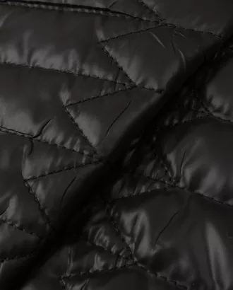 Купить Ткани плащевые для горнолыжных курток цвет черный Стежка на синтепоне арт. ПДС-4-1-22264.001 оптом в Казахстане
