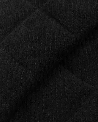 Купить Ткани плащевые для горнолыжных курток цвет черный Стежка на синтепоне вельвет арт. ПЛС-282-7-23180.007 оптом в Казахстане