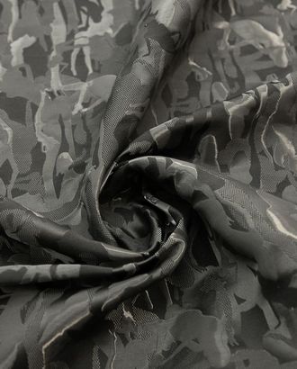 Жаккардовая ткань с мерцающим рисунком, цвет черный арт. ГТ-8091-1-ГТ-12-9928-2-38-1