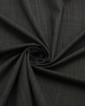 Шерстяная костюмная ткань в пунктирную полоску, цвет черно-белый арт. ГТ-8171-1-ГТ-17-10022-3-37-1